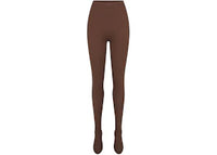 Nike x SKIMS Women's Matte Footsie Grip Legging Dark Sepia