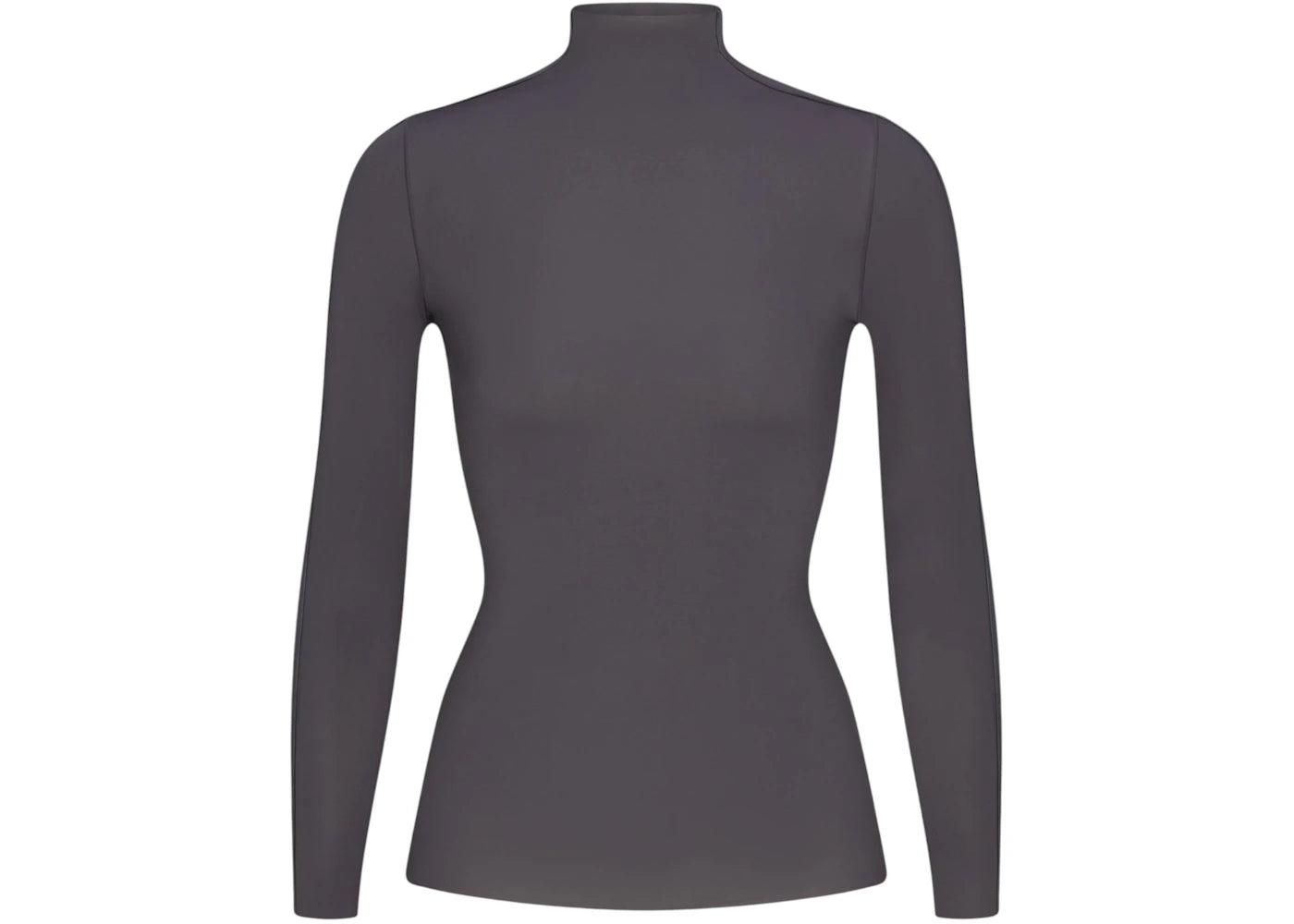 Nike x SKIMS Women's Weightless Layers Mock Neck Long Sleeve Top Lead - vue secondaire A