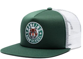 Nike x Stranger Things Hawkins High Trucker Hat Green - vue 360