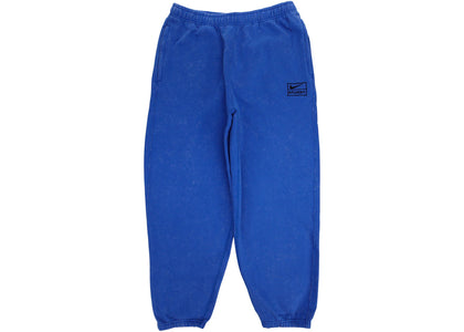 Nike x Stussy Acid Wash Sweatpants Blue - authentic Nike apparel
