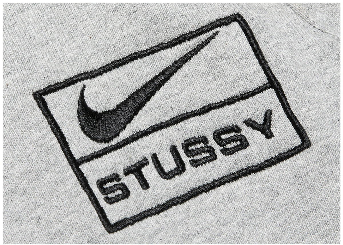 Nike x Stussy Fleece-Sweatpants Grau - vue secondaire A
