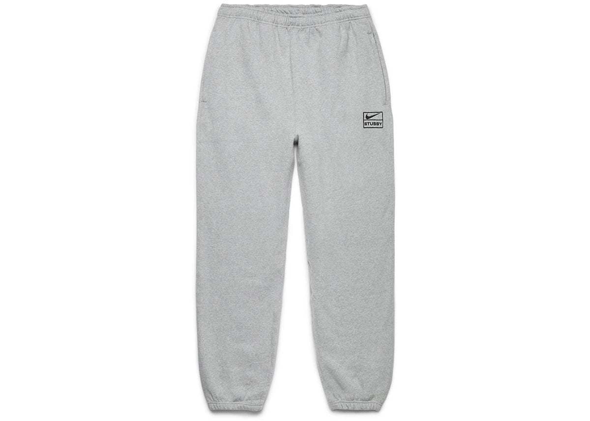 Nike x Stussy Fleece-Sweatpants Grau - vue 360