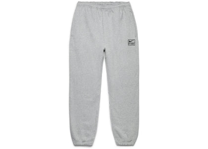 Nike x Stussy Fleece Sweatpants Grey - authentic Nike apparel