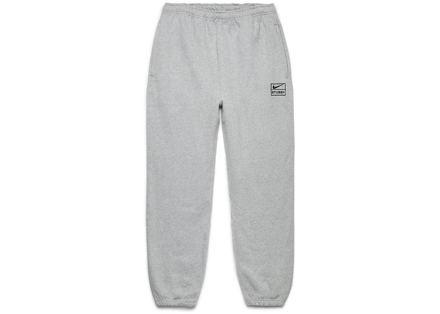 Nike x Stussy Fleece Sweatpants Grey - vue 360