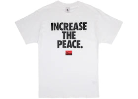 Nike x Stussy Increase The Peace Tee White - vue 360