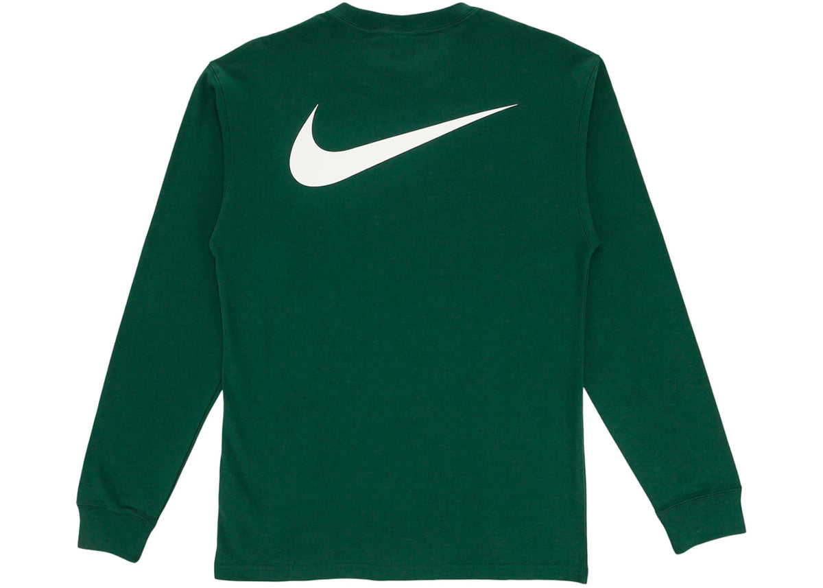 Nike x Stussy SS Link L/S T-shirt Green - vue secondaire B