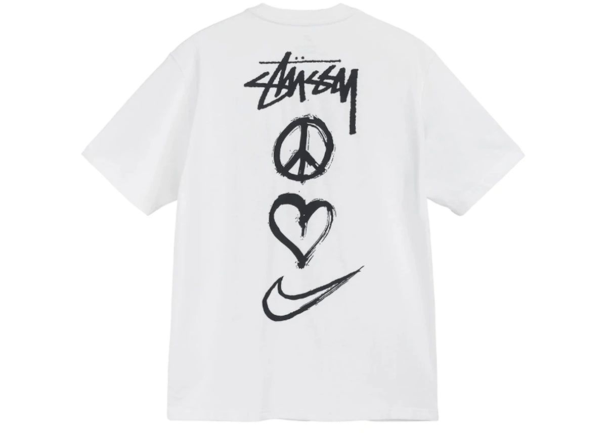 Nike x Stussy M NRG RA T-Shirt White/Black - vue secondaire B