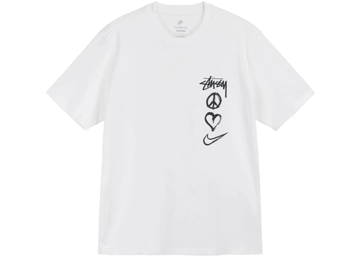 Nike x Stussy M NRG RA T-Shirt White/Black - vue 360