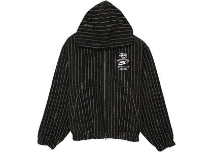 Nike x Stussy Striped Wool Jacket Black - authentic Nike apparel