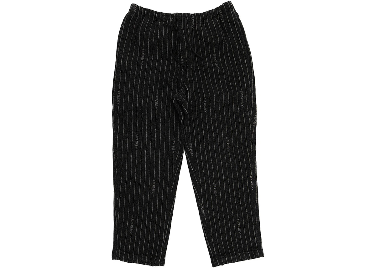 Nike x Stussy Striped Wool Pants Black - vue 360