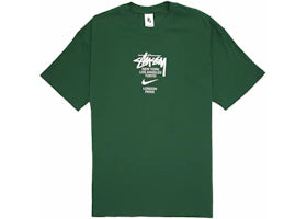 Nike x Stussy International T-shirt Green - authentic Nike apparel