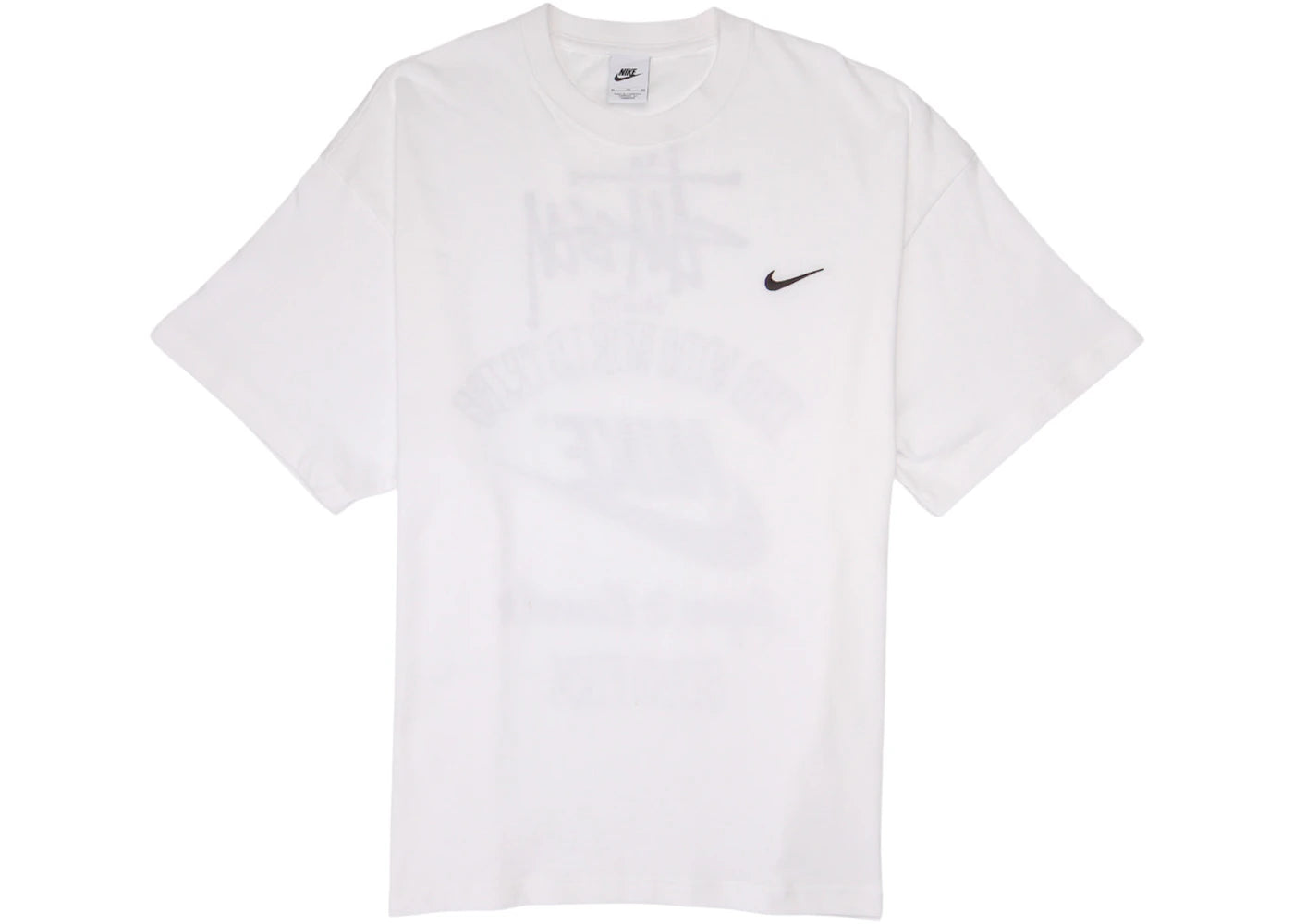 Nike x Stussy The Wide World Tribe T-Shirt (Asia Sizing) White - vue secondaire B