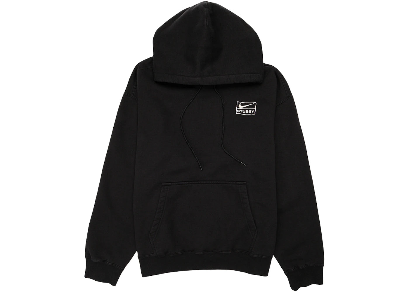 Nike x Stussy Washed Hoodie Black - vue secondaire A