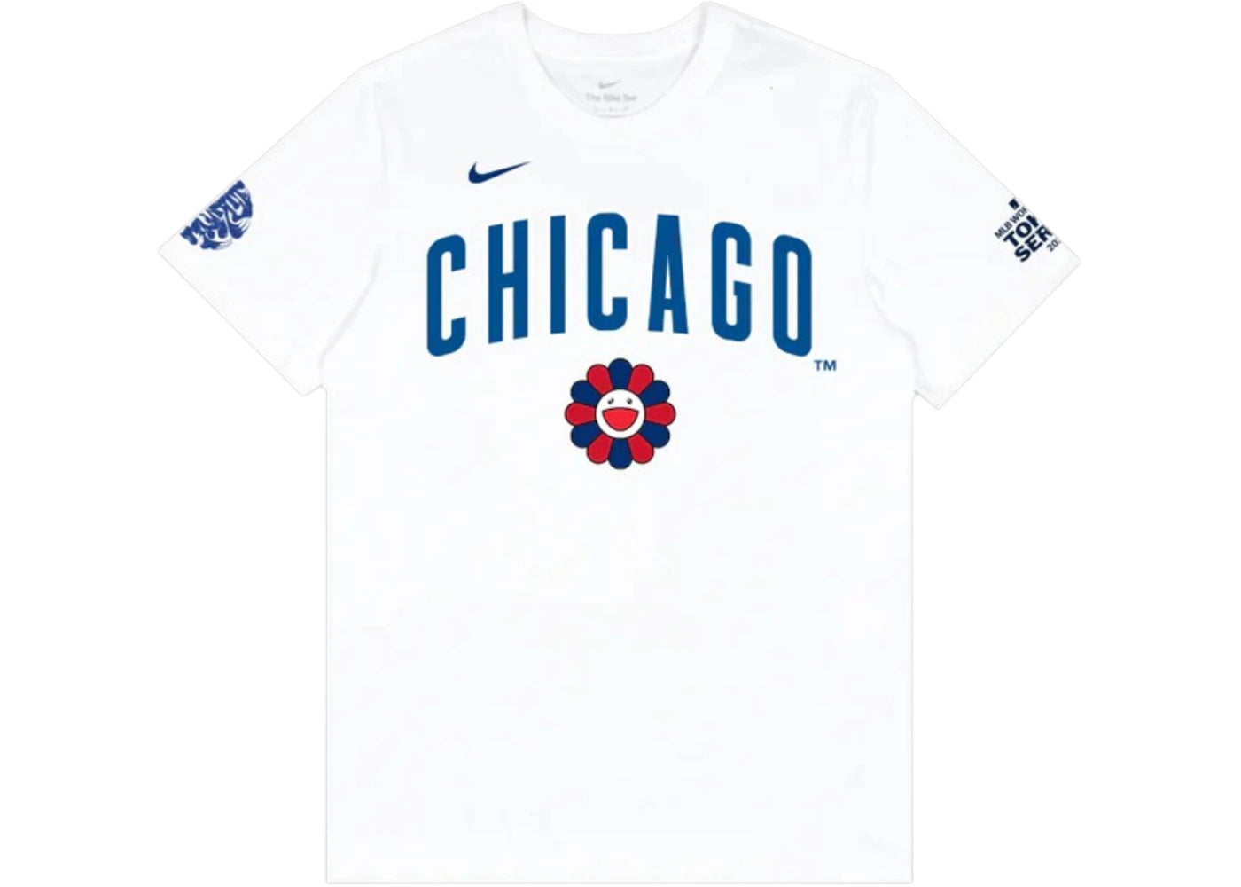 Nike x Takashi Murakami x MLB World Tour Tokyo Series 2025 Cubs S/S Tee White - vue secondaire A
