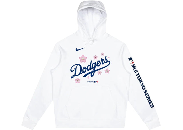 Nike x Takashi Murakami x MLB World Tour Tokyo Series 2025 Dodgers Hoodie White