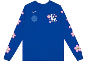 Nike x Takashi Murakami x MLB World Tour Tokyo Series 2025 Dodgers L/S Tee Blue