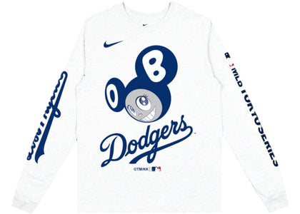 Nike x Takashi Murakami x MLB World Tour Tokyo Series 2025 Dodgers L/S Tee White - product view 2