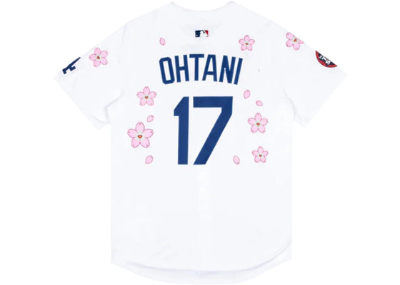 Nike x Takashi Murakami x MLB World Tour Tokyo Series 2025 Dodgers Ohtani Jersey White t-shirt - authentic streetwear clothi…