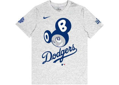 Nike x Takashi Murakami x MLB World Tour Tokyo Series 2025 Dodgers S/S Tee Grey - product view 2