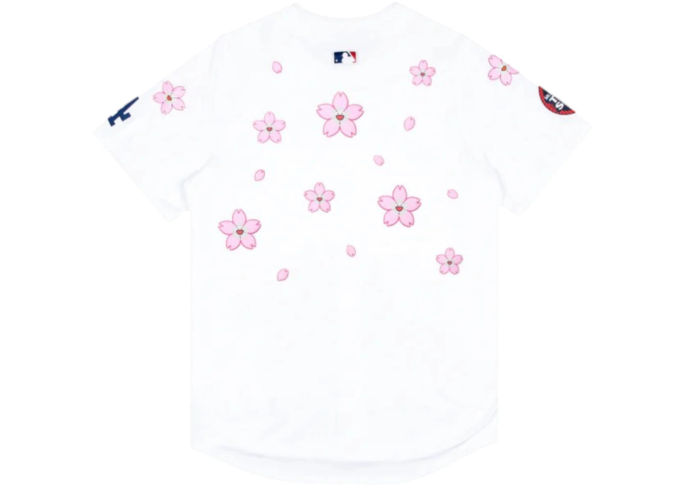Nike x Takashi Murakami x MLB World Tour Tokyo Series 2025 Dodgers Tokyo Home Jersey White - vue secondaire B