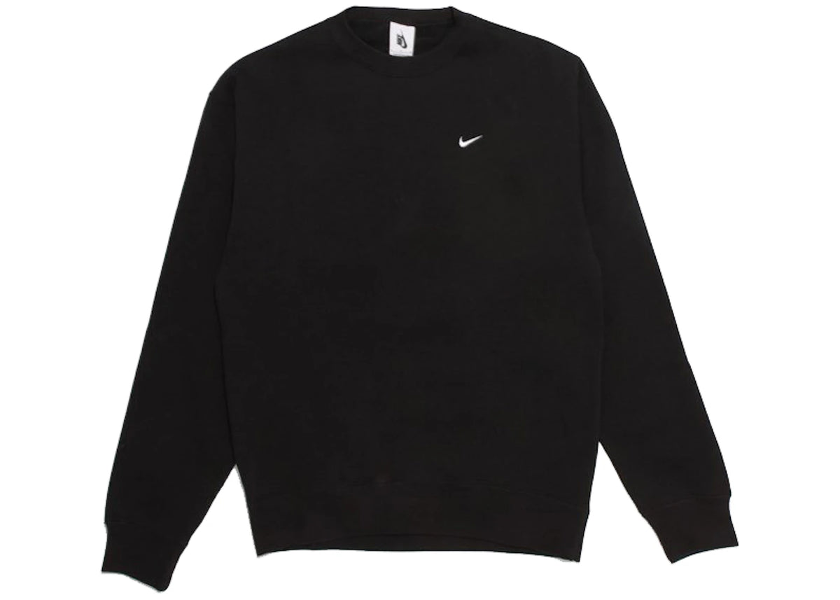 NikeLab Fleece Crew Black/White - vue secondaire A