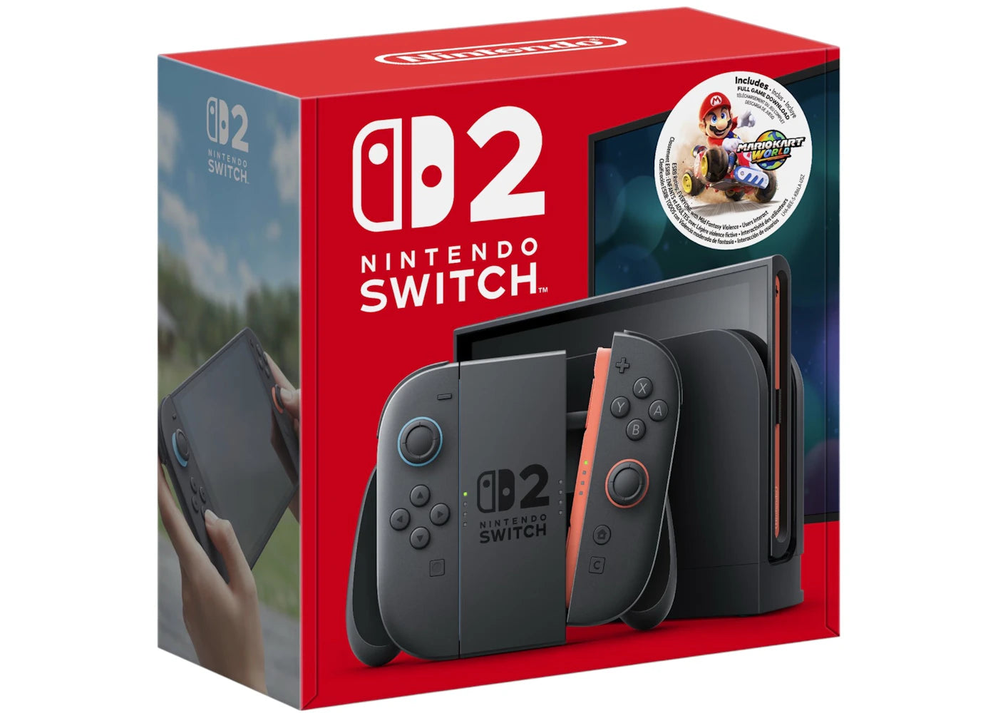 Nintendo Switch 2 MarioKart World Console Bundle 6614325 (US Plug)