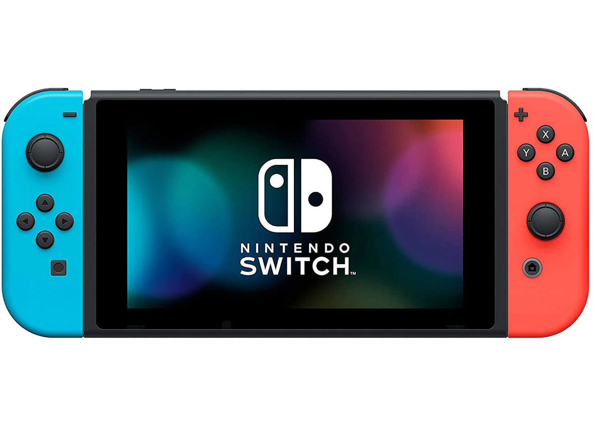 Nintendo Switch Console HADSKABAA Neon Red/Neon Blue - vue secondaire A