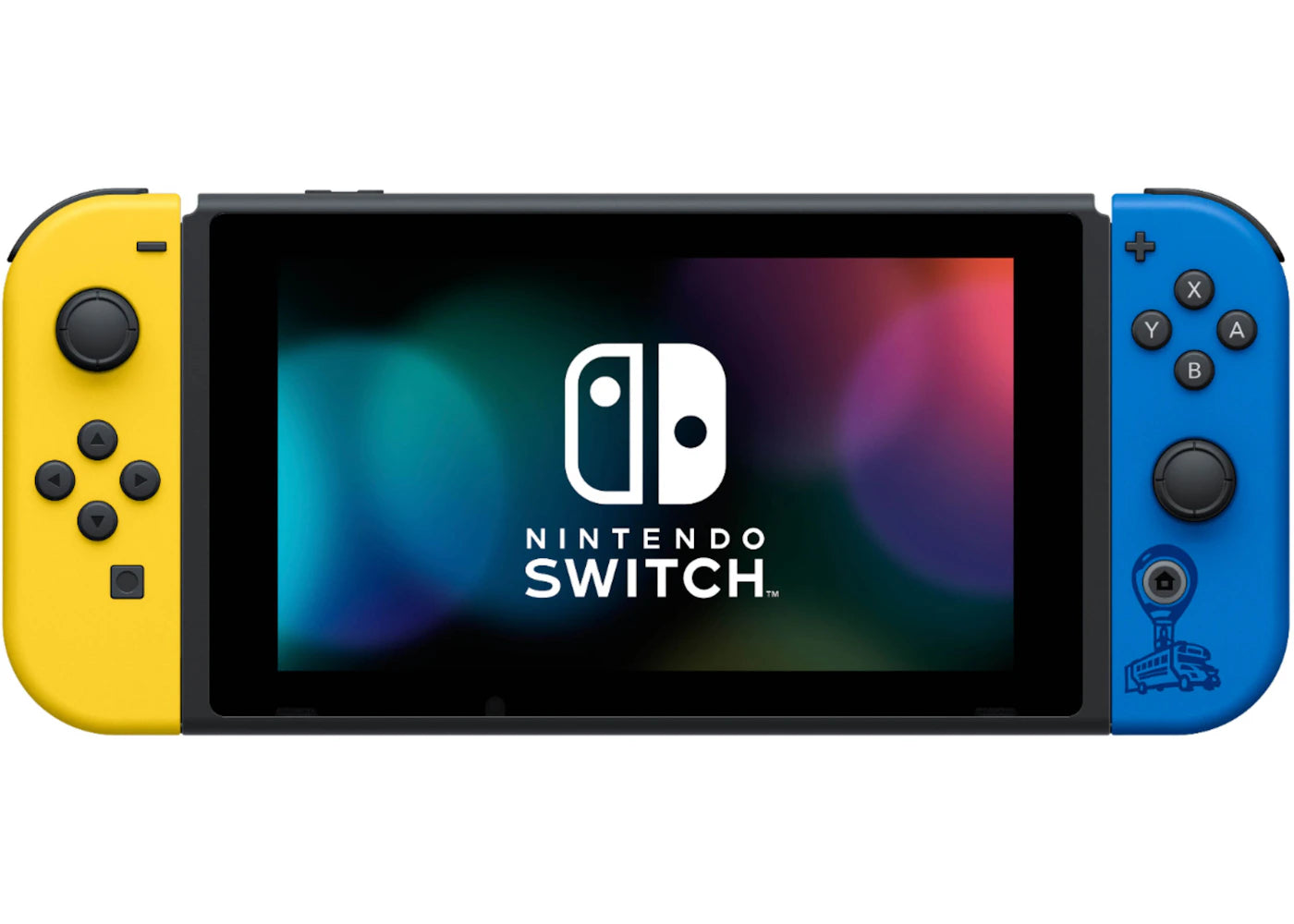Nintendo Switch Fortnite Wildcat Console Bundle HADSKFAGE Yellow/Blue - vue secondaire B