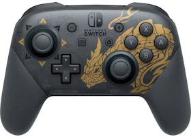 Nintendo Switch Pro Controller Monster Hunter Rise Edition HACAFSSKN - vue 360
