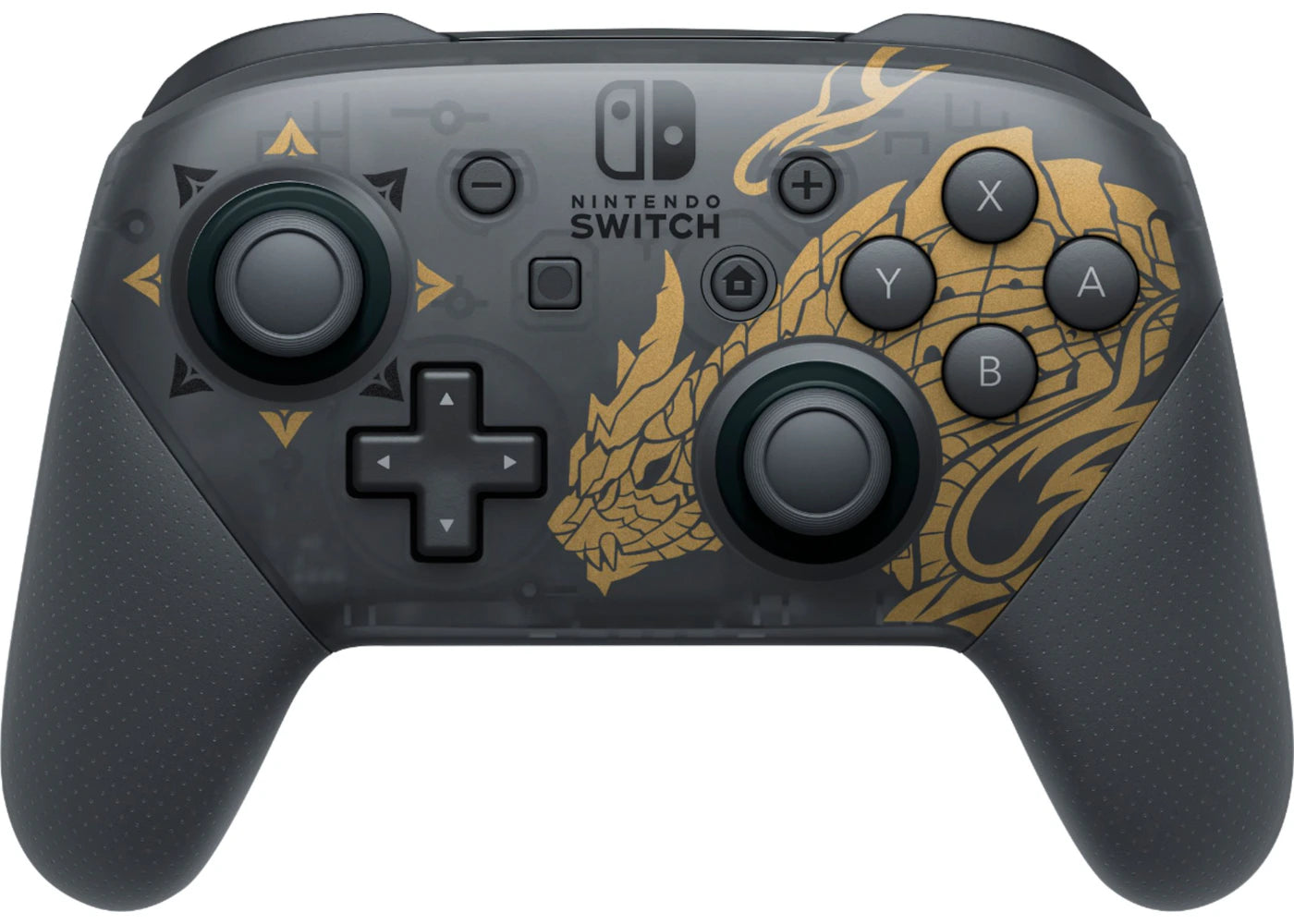Nintendo Switch Pro Controller Monster Hunter Rise Edition HACAFSSKN - vue secondaire A
