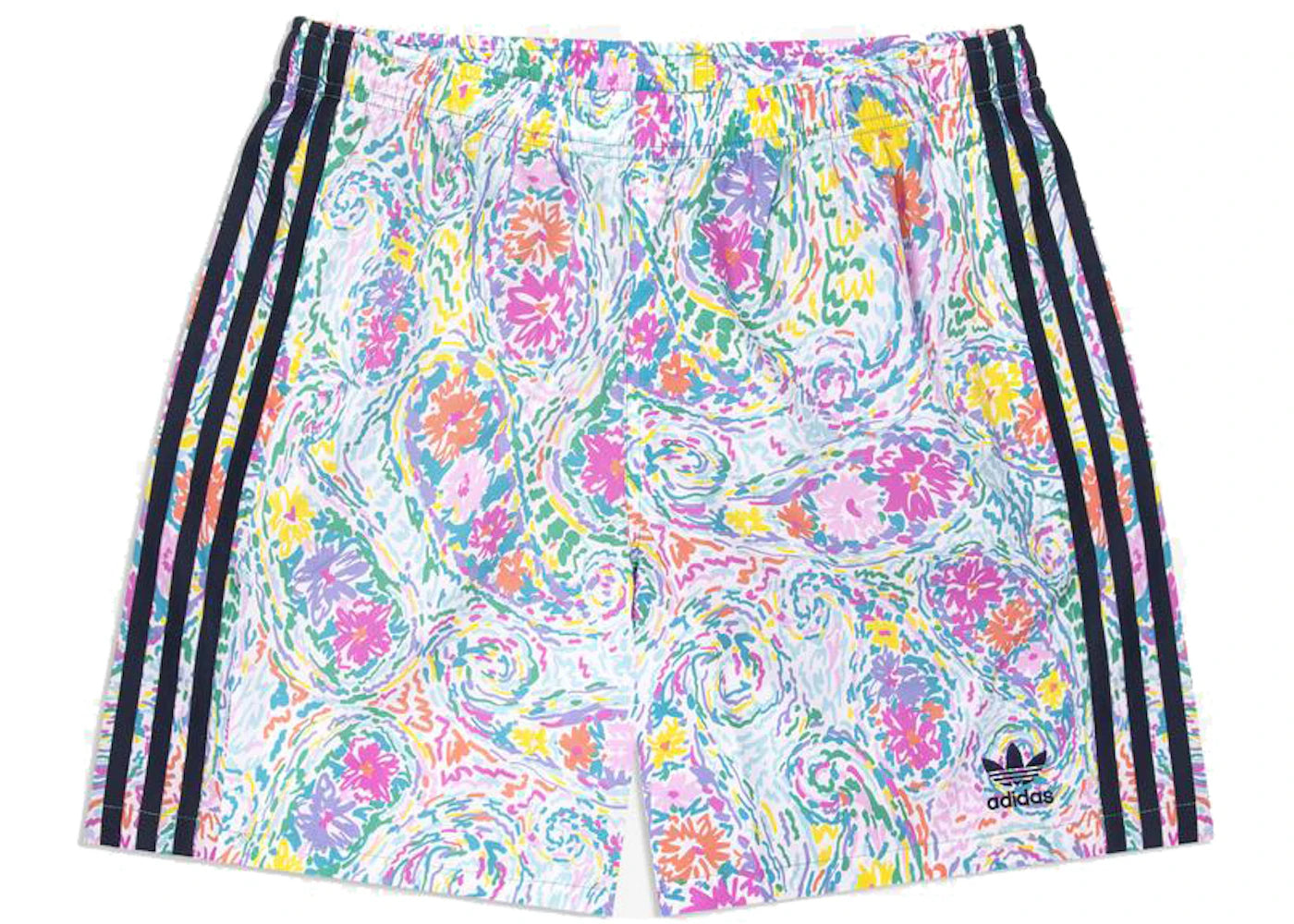 Noah x adidas Floral Paisley Sport Short Multi - vue secondaire A
