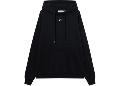 OFF-WHITE 3D Spray Arrow Skate Hoodie Black - apparel view 2