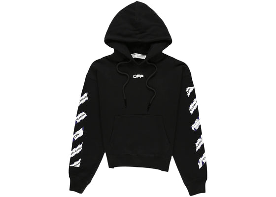 OFF-WHITE Airport Tape Arrows Diag Over Hoodie Black/Multicolor sneakers - authentic OFF-WHITE shoes