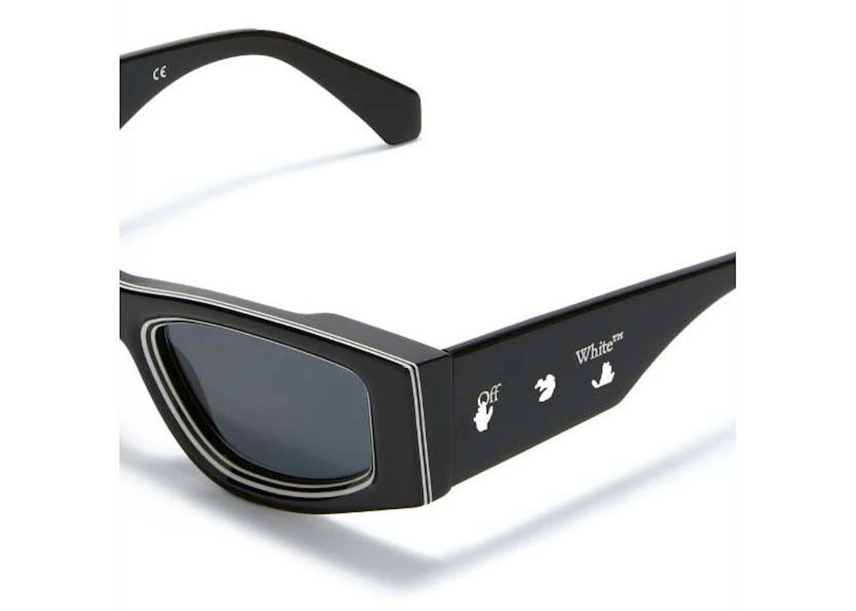 OFF-WHITE Andy Sunglasses Black/Dark Grey - vue secondaire B