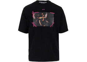 OFF-WHITE Arrow Caravaggio Mercy Tee Black/Purple/Multi - vue 360