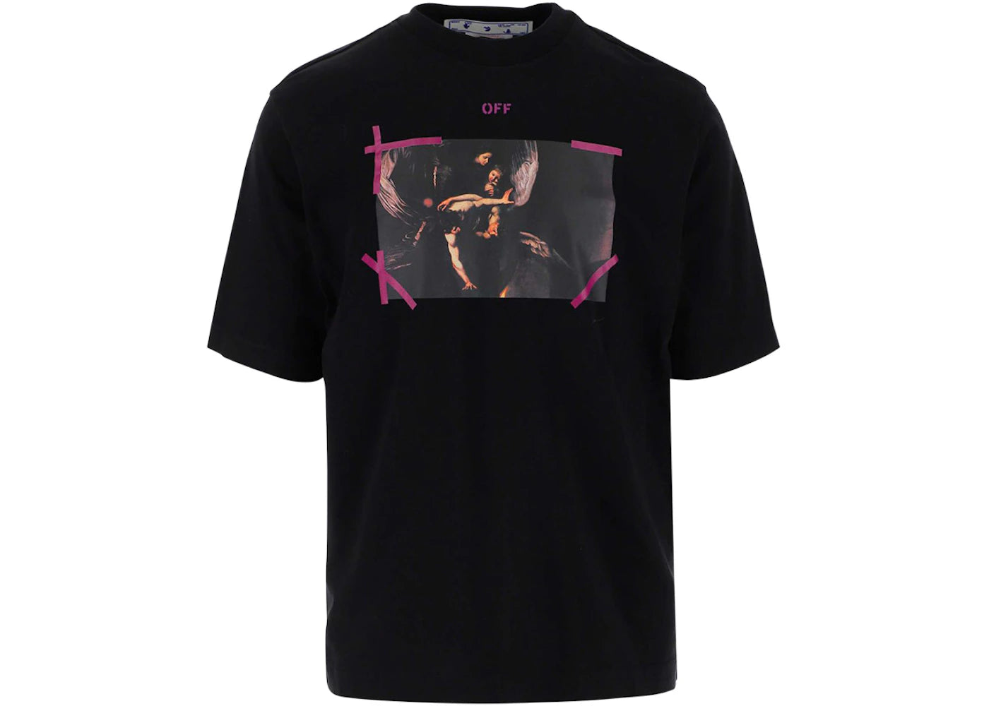 OFF-WHITE Arrow Caravaggio Mercy Tee Black/Purple/Multi - vue secondaire A