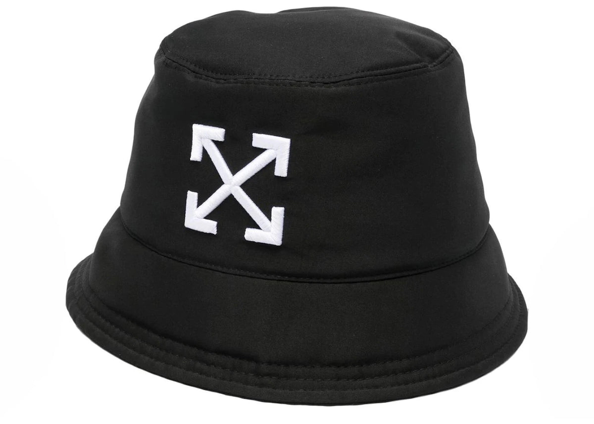 OFF-WHITE Arrows Recycled Bucket Hat Black - vue secondaire A