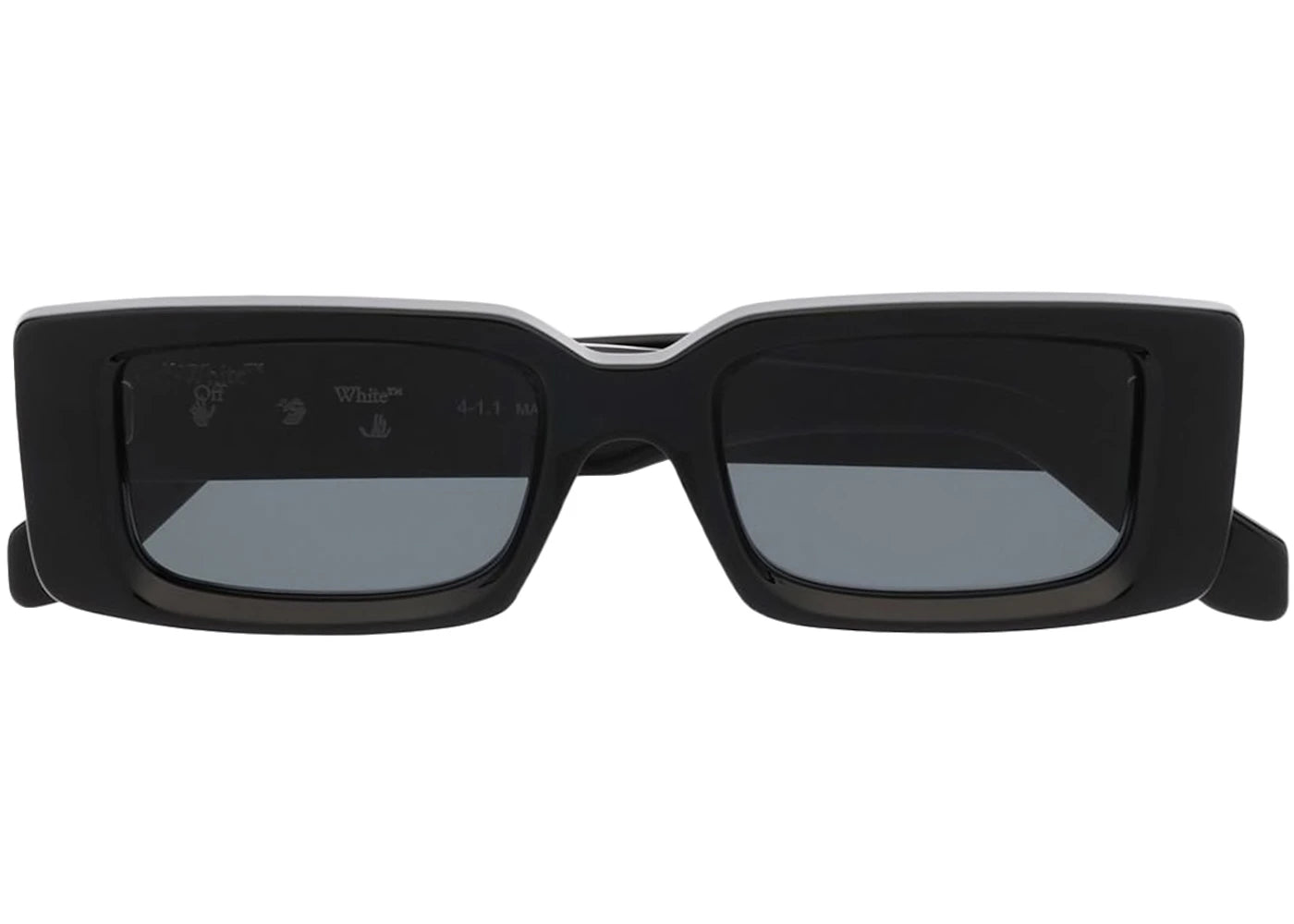 OFF-WHITE Arthur Square Frame Sunglasses Black/White (OERI016Y21PLA0011007) - vue secondaire B