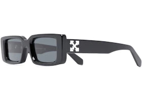 OFF-WHITE Arthur Square Frame Sunglasses Black/White (OERI016Y21PLA0011007)