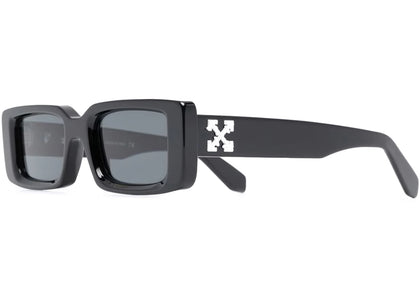 OFF-WHITE Arthur Square Frame Sunglasses Black/White (OERI016Y21PLA0011007) - product view 2