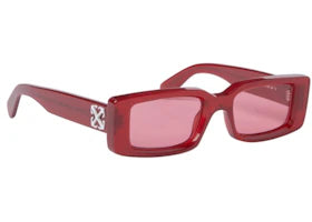 OFF-WHITE Arthur Sunglasses Red (OERI127S24PLA0012828) - vue 360