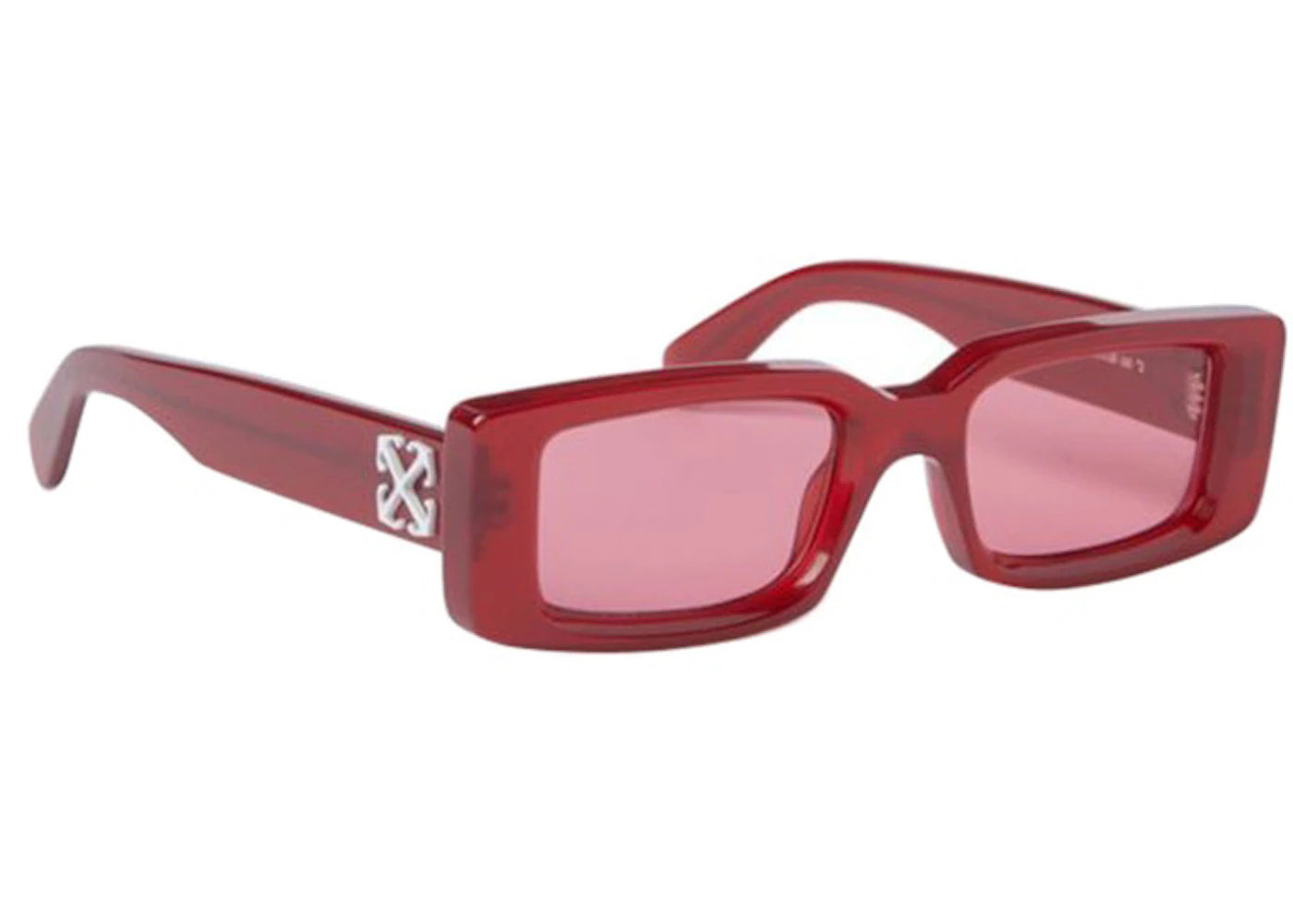 OFF-WHITE Arthur Sunglasses Red (OERI127S24PLA0012828) - vue secondaire A
