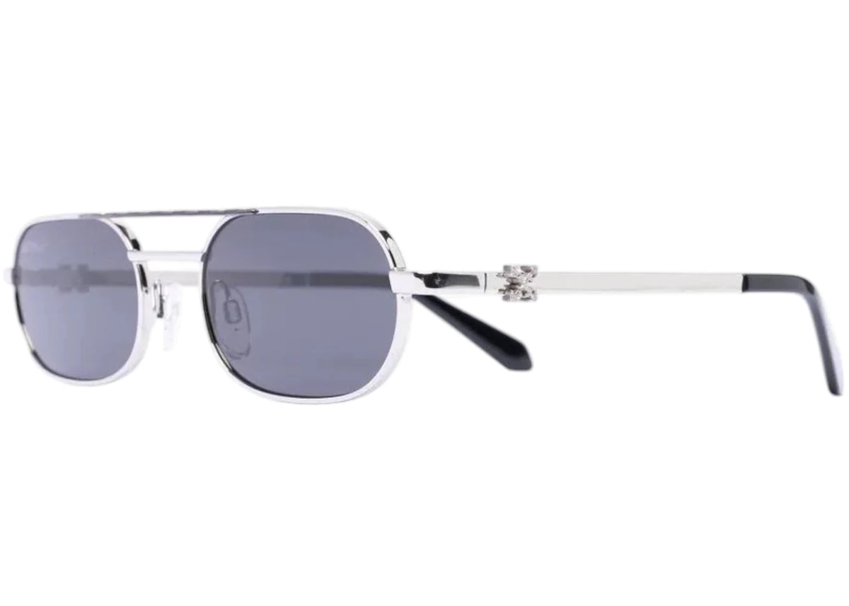 OFF-WHITE Baltimore Sunglasses Silver/Dark Grey (OERI072S23MET0017207) - vue secondaire A