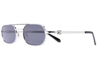 OFF-WHITE Baltimore Sunglasses Silver/Dark Grey (OERI072S23MET0017207)