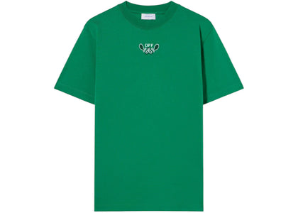 OFF-WHITE Bandana Arr Slim S/S Tee College Green White - authentic OFF-WHITE product