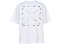 OFF-WHITE Bandana Arrow Skate Short Sleeve T-shirt White