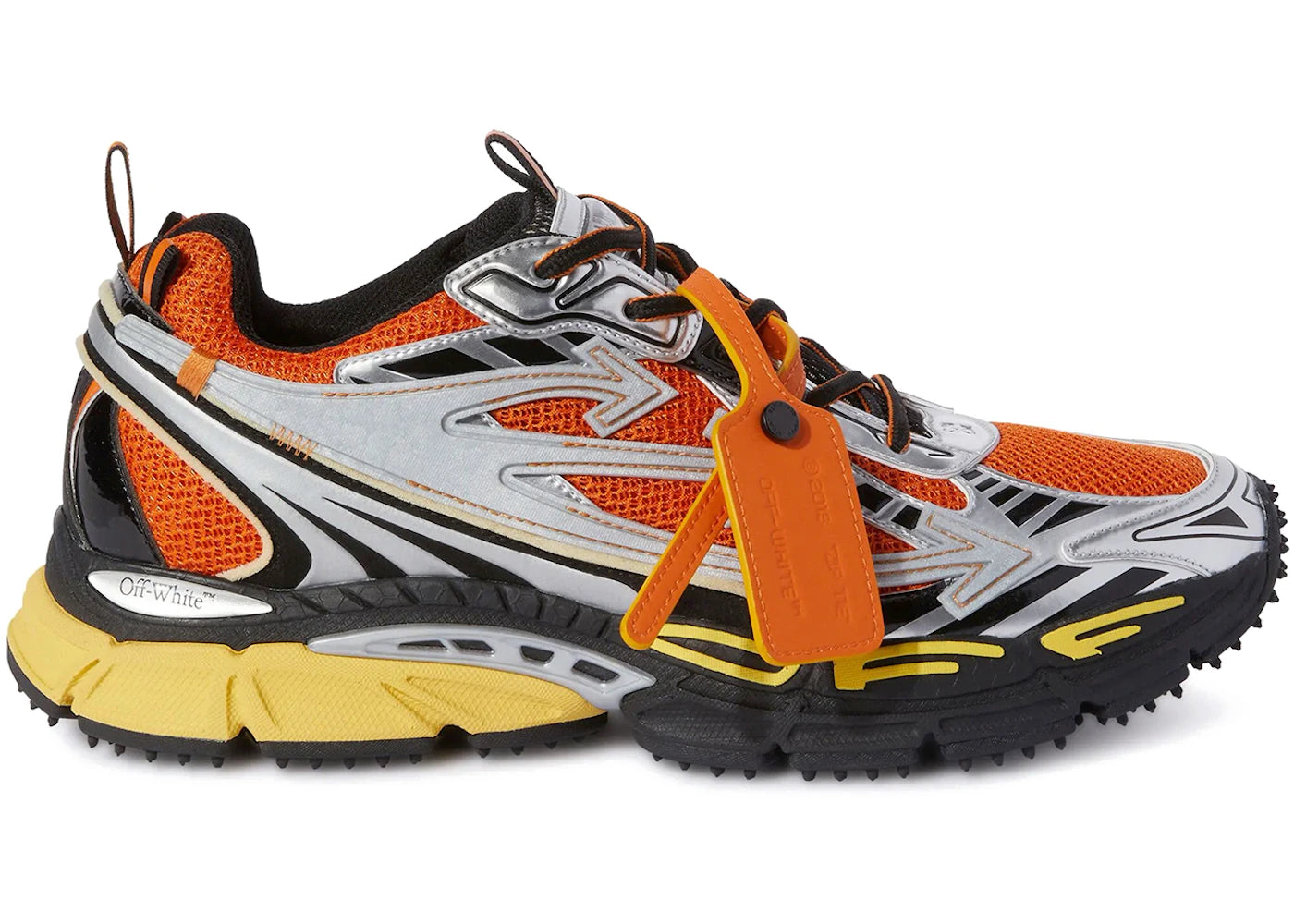 OFF-WHITE Be Right Back Silver Orange - vue secondaire A