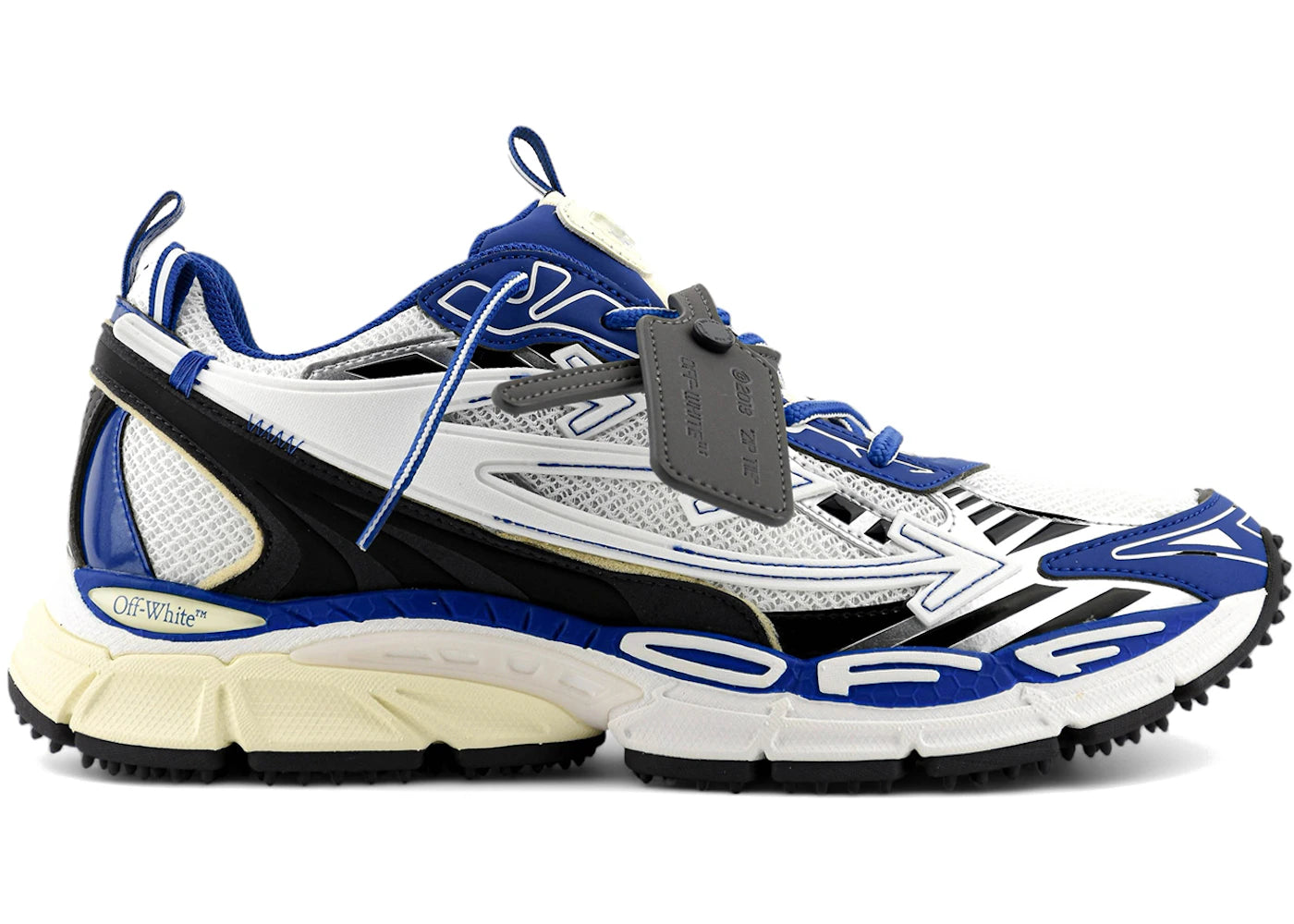 OFF-WHITE Be Right Back White Blue Black - vue secondaire A
