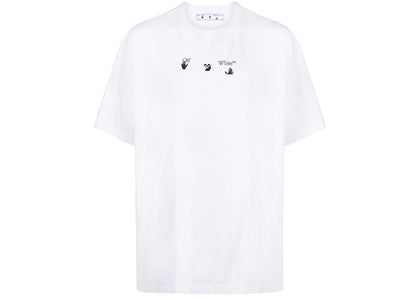 OFF-WHITE Blue Marker S/S Over Tee White/Blue - product view 2
