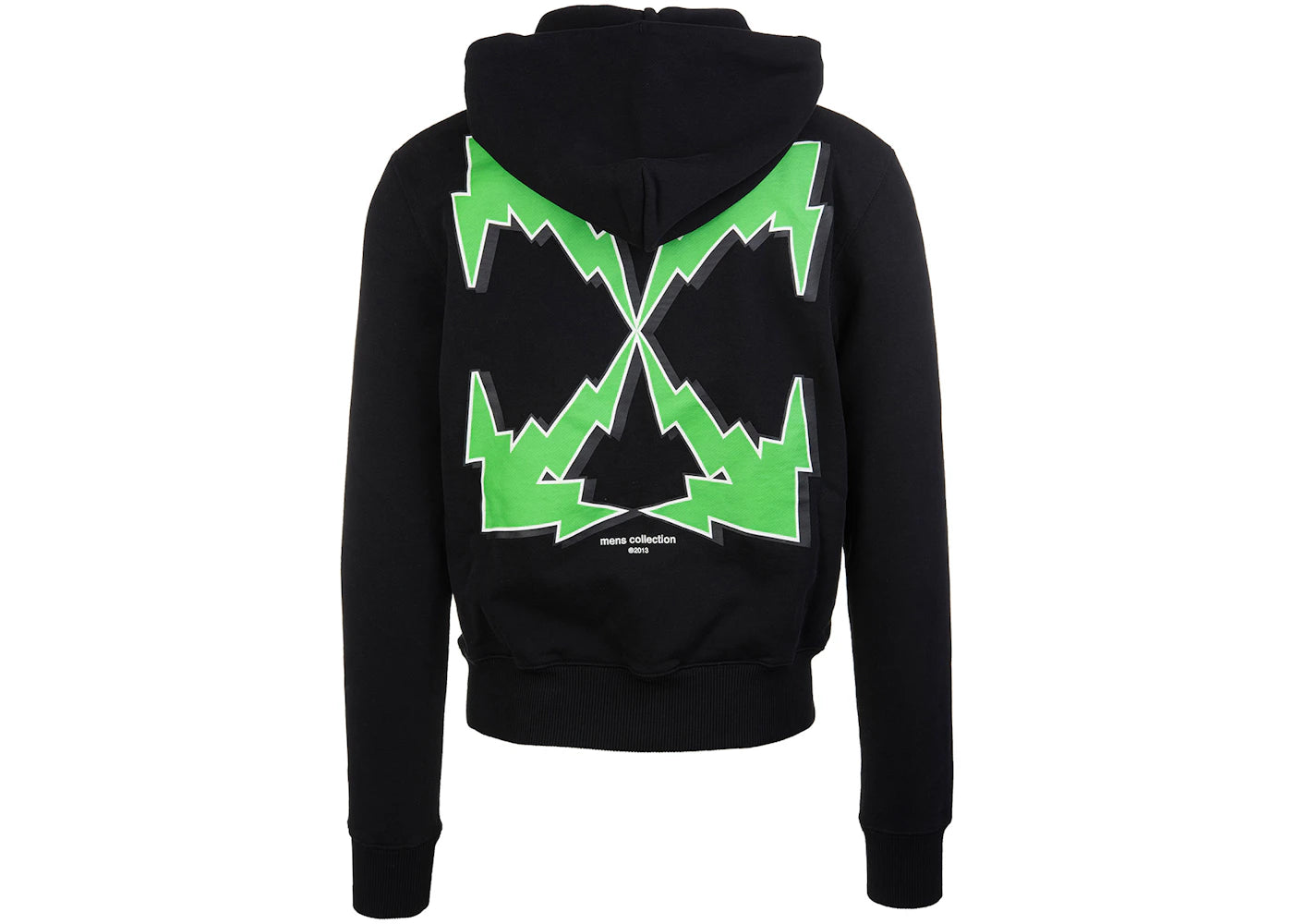 OFF-WHITE Bolt Arrows Hoodie Black - vue secondaire B